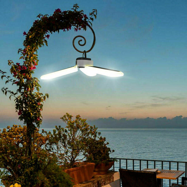 Solar Camping Light LED Lantern Tent Lamp USB Rechargeable Outdoor Hiking Lights - Lets Party
