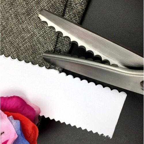 Dressmaking Pinking Shears Crafts Zig Zag Cut Serrated Scissors Serrated Fabric - Lets Party