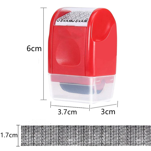Data Guard Stamp Roller Protection Identity Confidential Privacy ID Theft AU - Lets Party