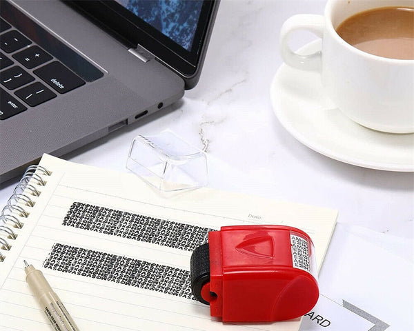 Data Guard Stamp Roller Protection Identity Confidential Privacy ID Theft AU - Lets Party