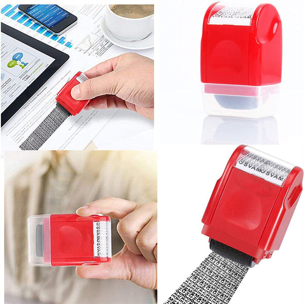 Data Guard Stamp Roller Protection Identity Confidential Privacy ID Theft AU - Lets Party