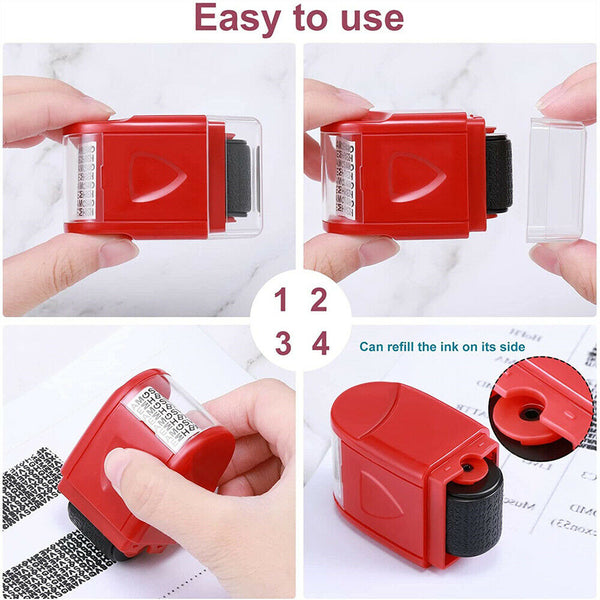 Data Guard Stamp Roller Protection Identity Confidential Privacy ID Theft AU - Lets Party