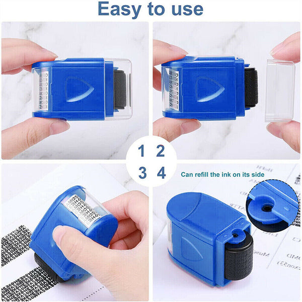 Data Guard Stamp Roller Protection Identity Confidential Privacy ID Theft AU - Lets Party