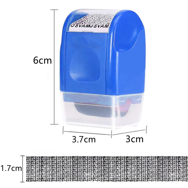 Data Guard Stamp Roller Protection Identity Confidential Privacy ID Theft AU - Lets Party
