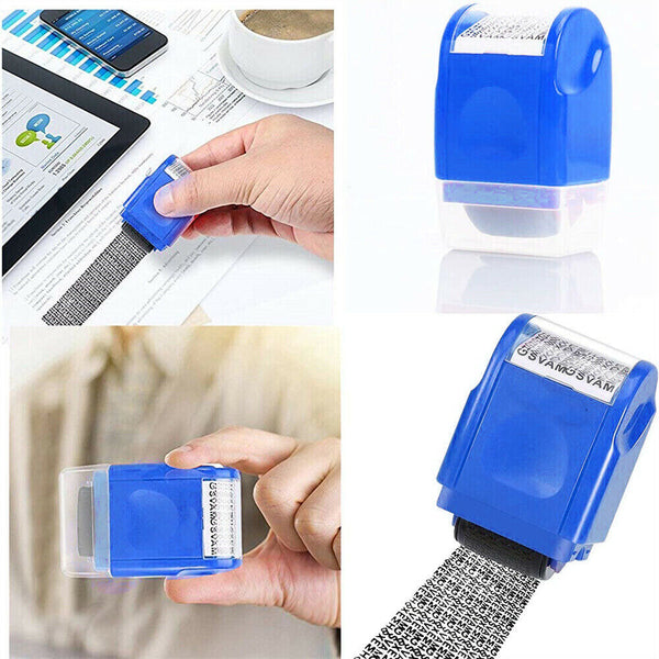Data Guard Stamp Roller Protection Identity Confidential Privacy ID Theft AU - Lets Party