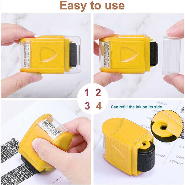 Data Guard Stamp Roller Protection Identity Confidential Privacy ID Theft AU - Lets Party