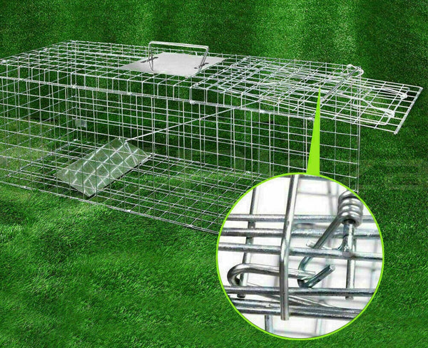 Garden Animal Trap Humane Possum Cage Live Animal Safe Catch Rabbit Cat Hare - Lets Party