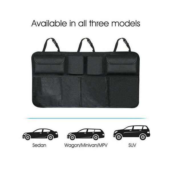 Car Seat Back Organiser Hanging Pouch Bag SUV Hatchback Trunk Boot Storage Bags - Lets Party