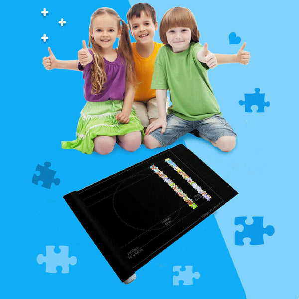 1500 PCS Jigsaw Puzzle Roll Mat Puzzle Storage Saver Pad Toys with Inflator Tool - Lets Party