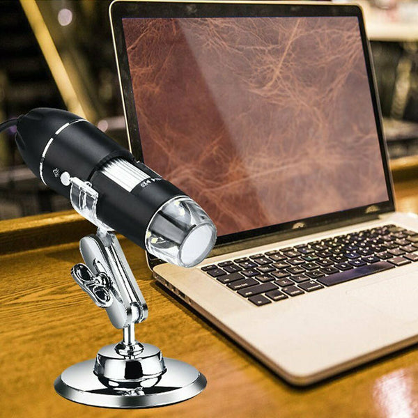 1600X Microscope 8LED Camera Magnifier Tool USB Digital for Android Mac Widows - Lets Party