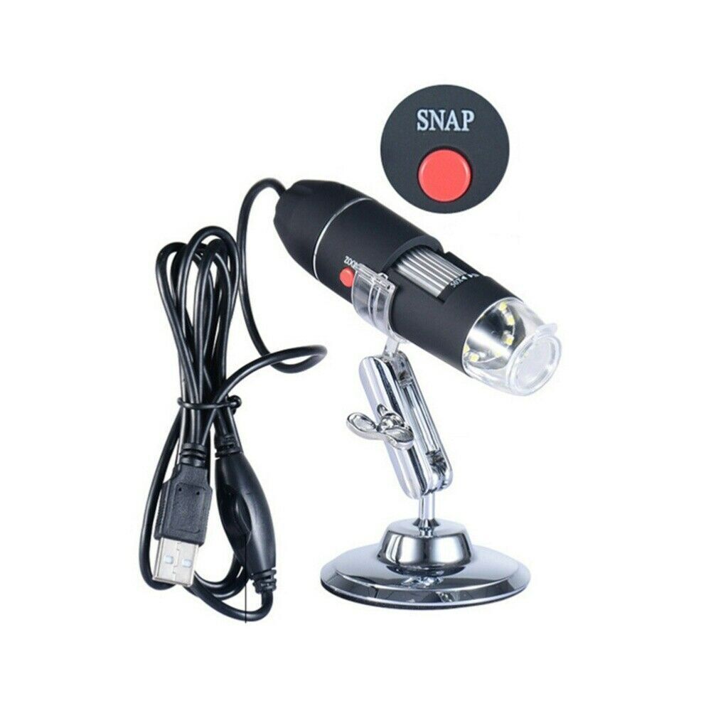 1600X Microscope 8LED Camera Magnifier Tool USB Digital for Android Mac Widows - Lets Party