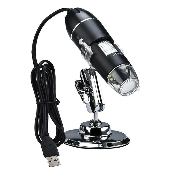1600X Microscope 8LED Camera Magnifier Tool USB Digital for Android Mac Widows - Lets Party