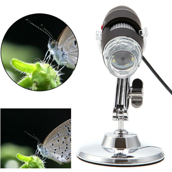 1600X Microscope 8LED Camera Magnifier Tool USB Digital for Android Mac Widows - Lets Party