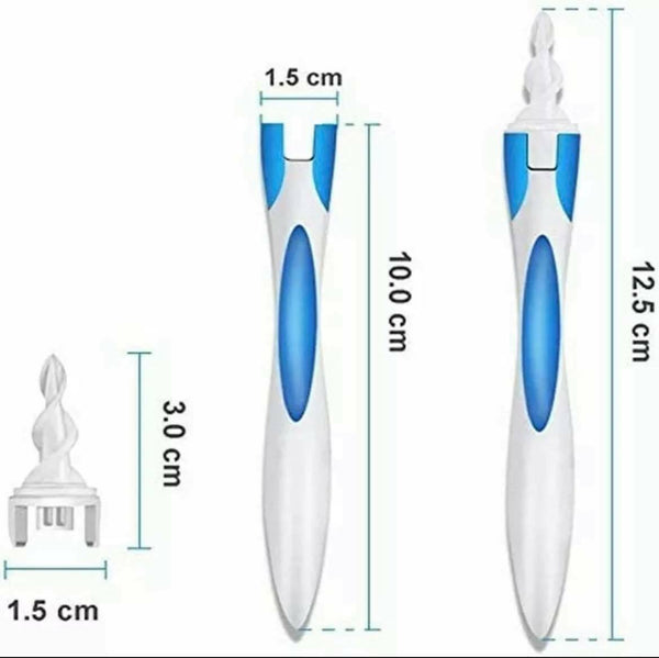 Soft Ear Wax Cleaner Removal Multi earwax Remover Spiral Safe Tip Tool AU Stock - Lets Party