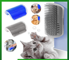 Cat Self Massage Scratcher Brush Comb Wall Corner Cat Scratching Post Comb Toy