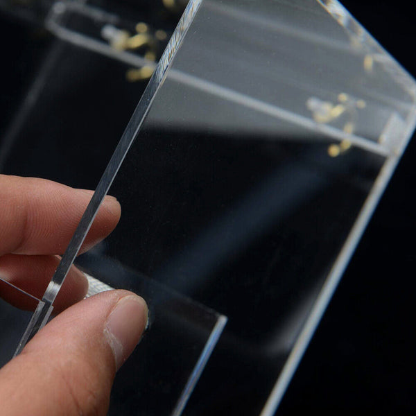 AU Acrylic Automatic Parrot Feeder No Mess Bird Cage Seed Feeding Container Box - Lets Party