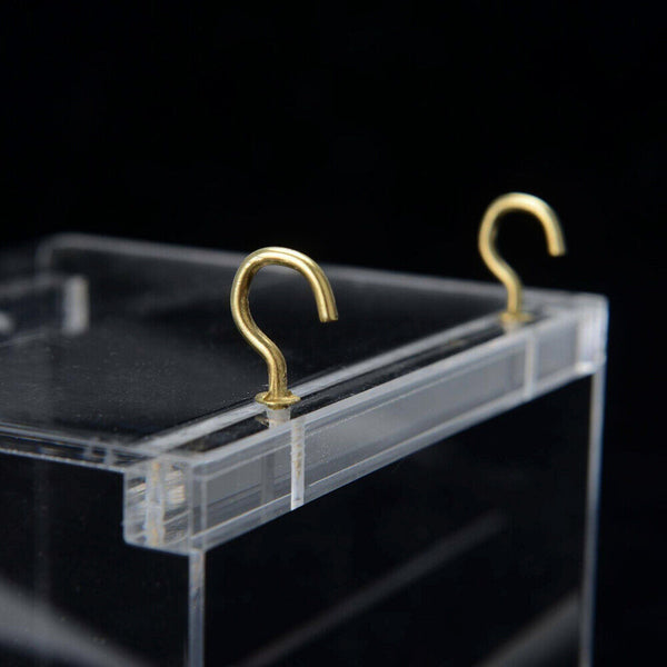 AU Acrylic Automatic Parrot Feeder No Mess Bird Cage Seed Feeding Container Box - Lets Party