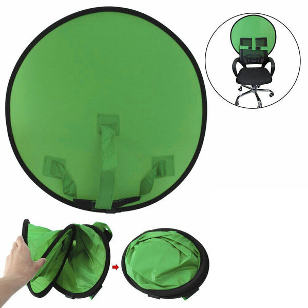 142cm Large Pop-up Green Screen Round Background Chair Twitch Backdrop Cloth - Lets Party