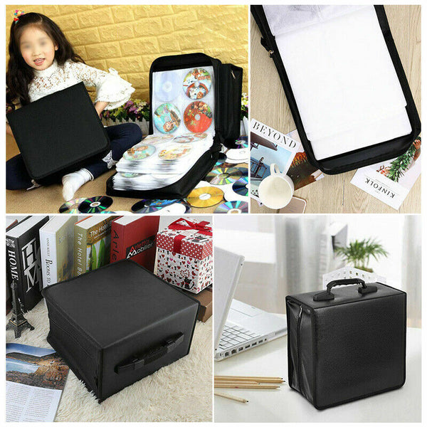 520 Disc CD DVD Case Wallet Storage Holder Booklet Album Folder Bag Box Sleeves - Lets Party