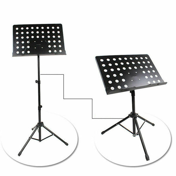 Heavy Duty Large Metal Adjustable Music Conductor Folding Music Sheet Stand AU - Lets Party