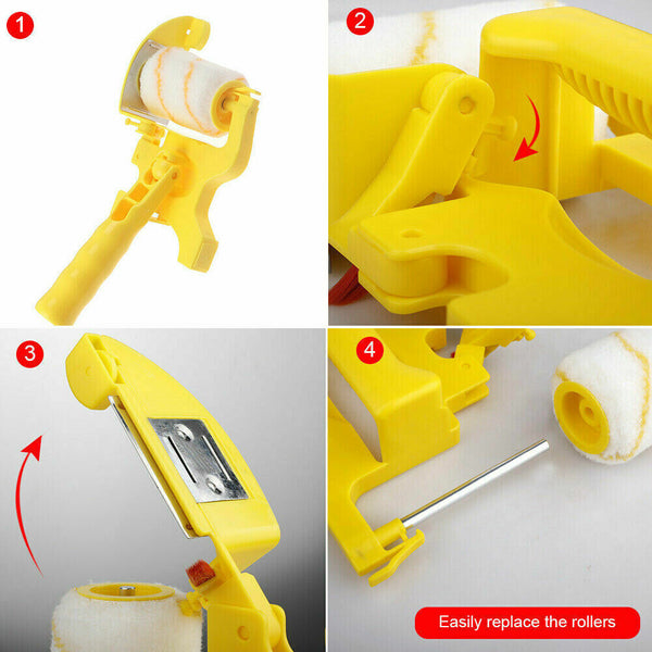 Handheld Clean-Cut Paint Edger Roller Brush For Home Wall Ceilings Portable - Lets Party