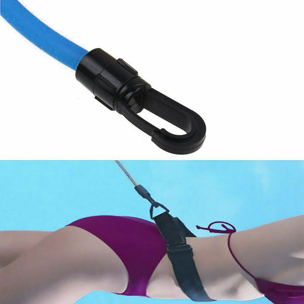 4M Swim Trainer Belt Swimming Resistance Tether Leash Pool Training Harness Aid - Lets Party