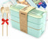 900ml 3-Layer Bento Box Students Lunch Box Eco-Friendly Leakproof Food Container - Lets Party