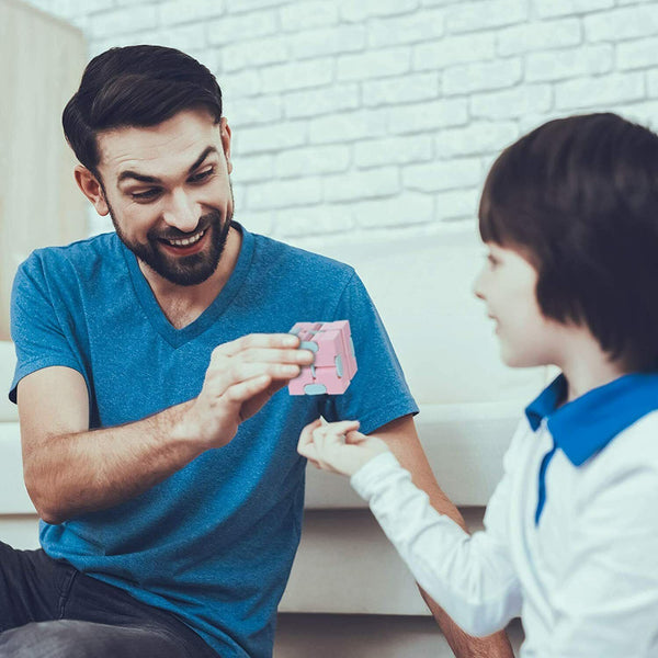 Infinity Cube Sensory Stress Relief Magic Puzzle Fidget Toys ADHD Anti Anxiety - Lets Party