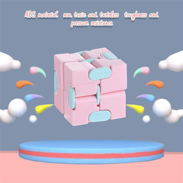 Infinity Cube Sensory Stress Relief Magic Puzzle Fidget Toys ADHD Anti Anxiety - Lets Party