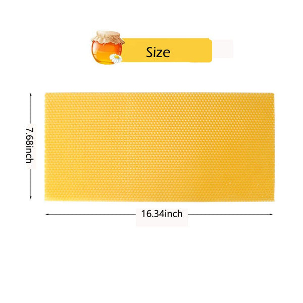 30pcs Bee Hive Wax Frames Honeycomb Foundation Sheets Beekeeping Honey Equipment - Lets Party