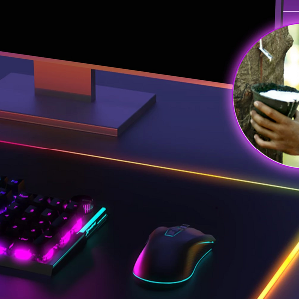 LED Gaming Mouse Pad Large RGB Extended Mousepad Keyboard Desk Anti-slip Mat 800*300mm - Lets Party