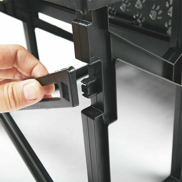 Pet Stairs 3 Steps Portable Cat Dog Ladder w/ Cover Step Ramp Climb For Pup Play - Lets Party