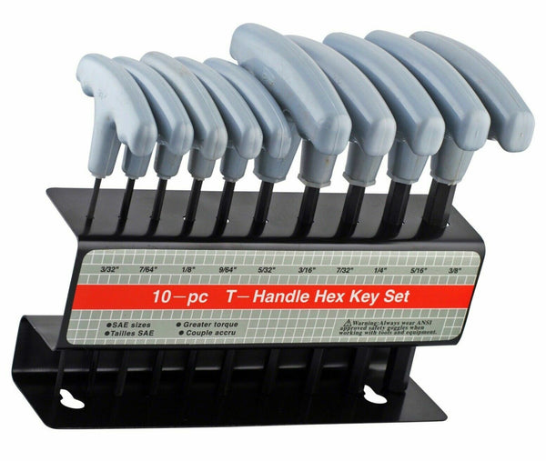 20pcs T Handle Hex Key Set Metric or SAE T Bar Wrench Allen Allan Keys AU - Lets Party