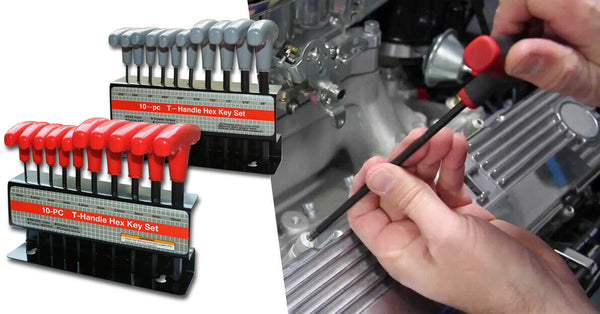 20pcs T Handle Hex Key Set Metric or SAE T Bar Wrench Allen Allan Keys AU - Lets Party