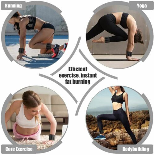 Adjustable Ankle Weights Wrist Weight Bracelet Fitness Equipment Training 1 Pair - Lets Party