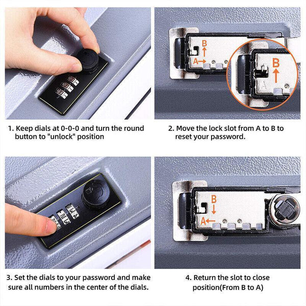 Dictionary Book Secret Hidden Security Safe Lock Cash Money Jewellery Locker - Lets Party