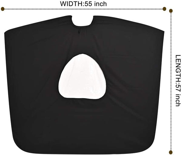 Salon Barber Apron Hair Capes Hair Cutting Hairdressing Cloth Gown Transparent - Lets Party