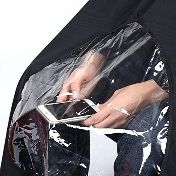 Salon Barber Apron Hair Capes Hair Cutting Hairdressing Cloth Gown Transparent - Lets Party