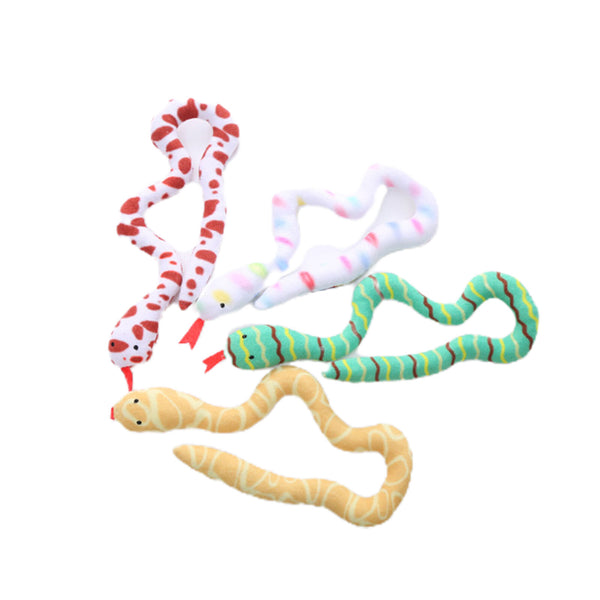 Pet Cat Toy Catnip Snake Plush Toys Cats Chewing Interactive Toy - Lets Party