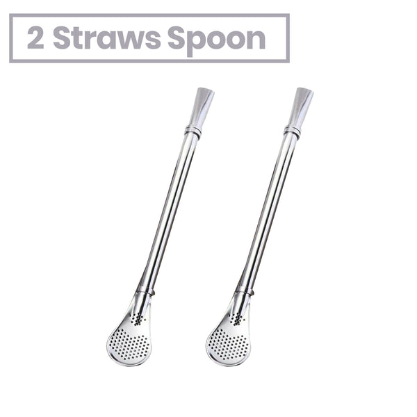 Thick Shake Milkshake Stainless Steel Straws Reusable Metal Drinking Straw Brush - Lets Party