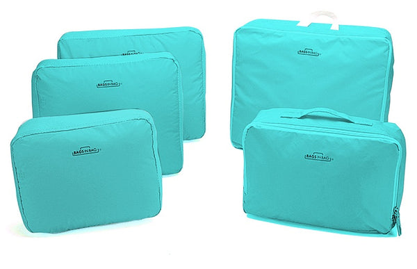 5PcsTravel Luggage Suitcase Storage Bag Set For Clothes Tidy Container Organiser - Lets Party