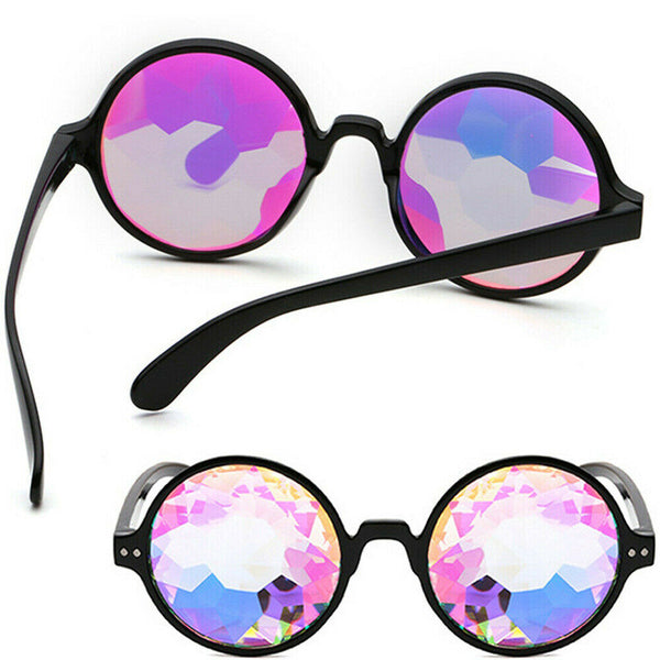 Kaleidoscope Glasses Rave Festival EDM Sunglasses Diffracted Lens Party Show - Lets Party
