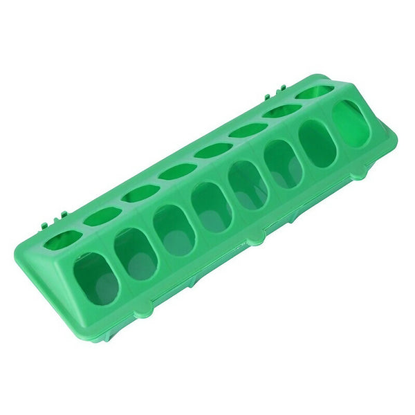30cm Feeder Storage Trough Quail Drinker Plastic Wild Stable Chick Birds Pigeons