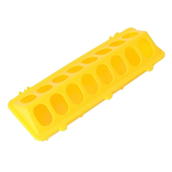 30cm Feeder Storage Trough Quail Drinker Plastic Wild Stable Chick Birds Pigeons