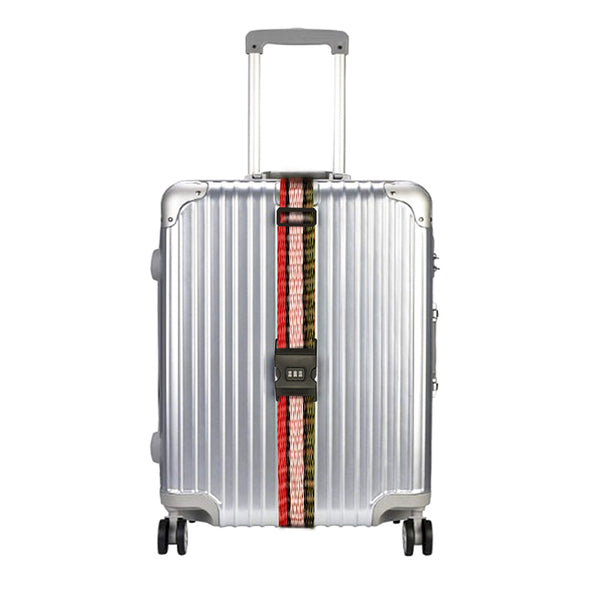 Luggage Strap Code Password Travel Suitcase Secure Lock Safe Nylon Packing Belt - Lets Party