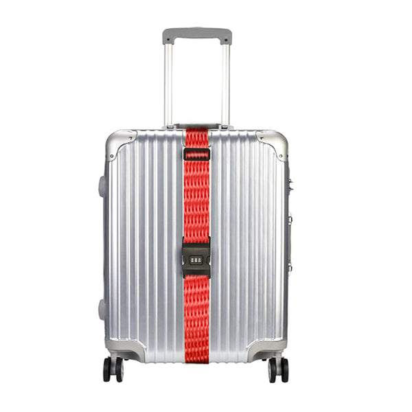 Luggage Strap Code Password Travel Suitcase Secure Lock Safe Nylon Packing Belt - Lets Party