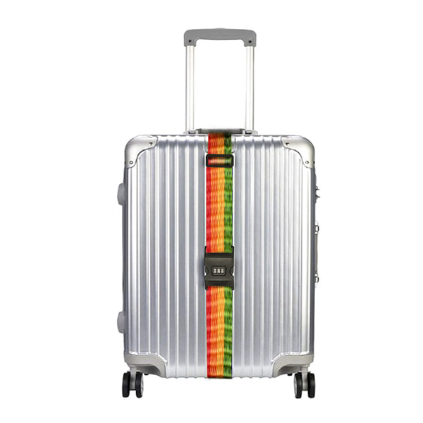 Luggage Strap Code Password Travel Suitcase Secure Lock Safe Nylon Packing Belt - Lets Party