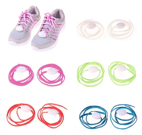 LED Flash Luminous Shoe Laces Shoelaces Platube Multi 5 Colour Light Up Glow Part - Lets Party