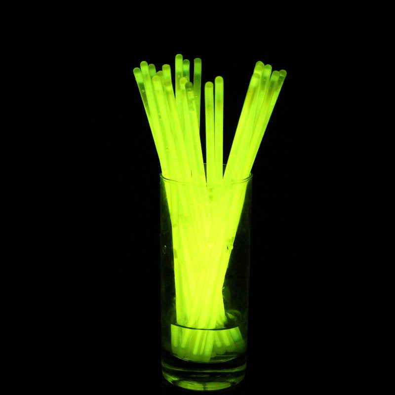 100 Yellow Glow Sticks Light Bracelets Disco Party Bulk stick glowsticks - Lets Party