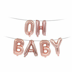 Baby Shower Balloons 1st Birthday Banner Cake Topper Gender Reveal Photo Booth